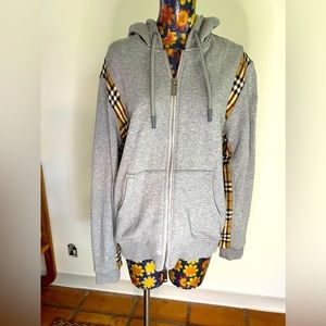 Burberry Zip Up Hoodie
